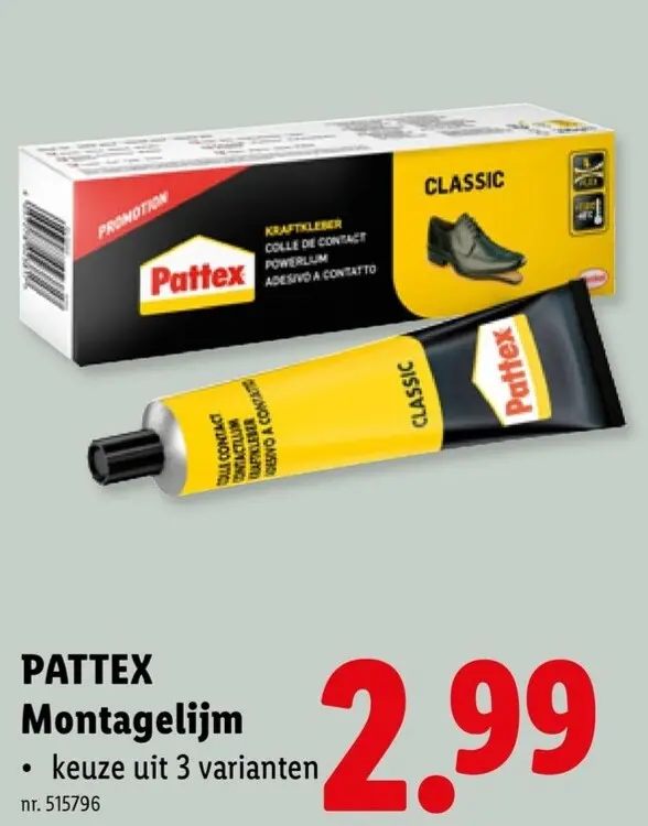 Promotie: Montagelijm