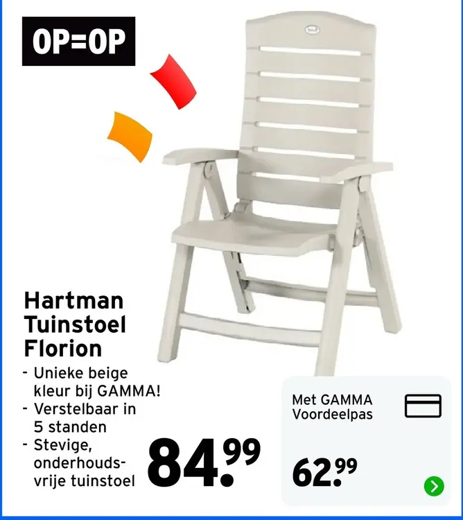 Aanbieding: Hartman Tuinstoel Florion