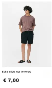 Aanbieding: Basic short met trekkoord