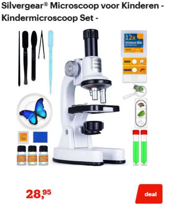 Promotie: Silvergear® Microscoop voor Kinderen - Kinder