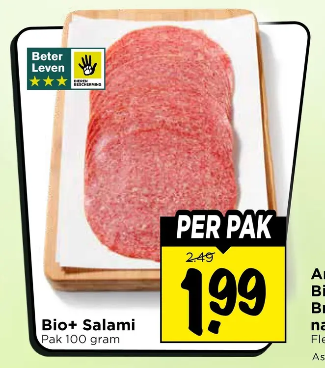 Aanbieding: Bio+ Salami