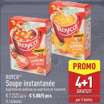 Offre: Soupe instantanée