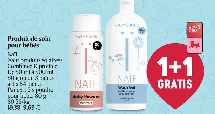 Offre: Produit de soin pour bébés