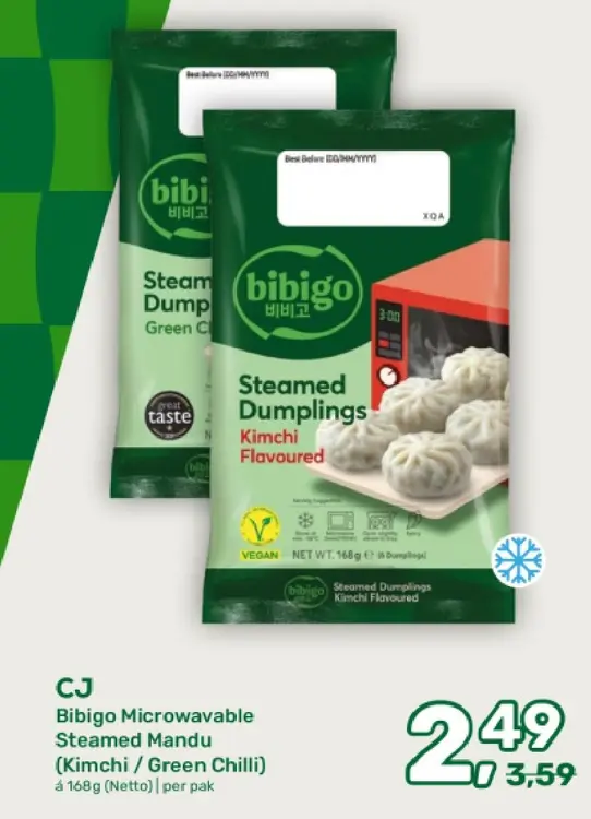 Aanbieding: Microwavable Steamed Mandu