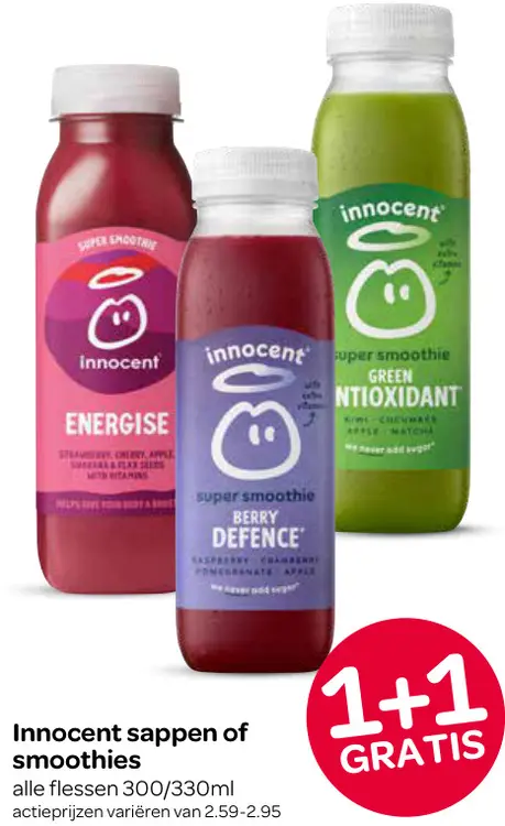 Aanbieding: Sappen of smoothies
