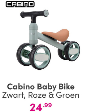 Aanbieding: Cabino Baby Bike Groen