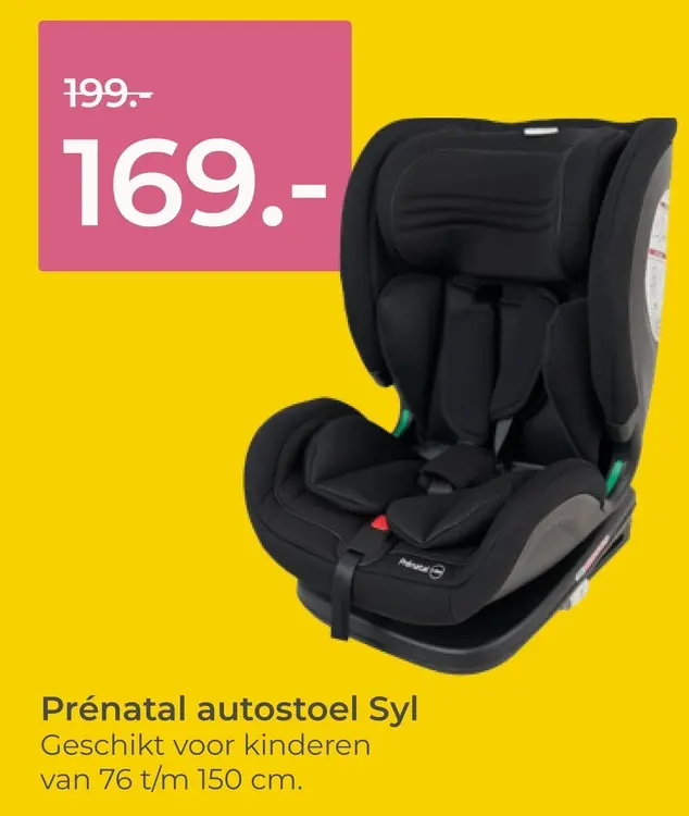 Aanbieding: Prénatal autostoel Syl