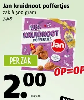 Aanbieding: Jan kruidnoot poffertjes