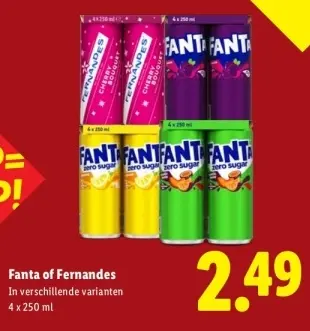 Aanbieding: Fanta of Fernandes