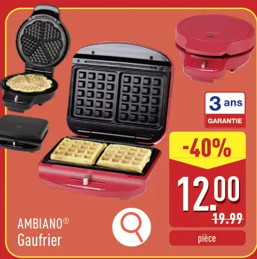Offre: Gaufrier