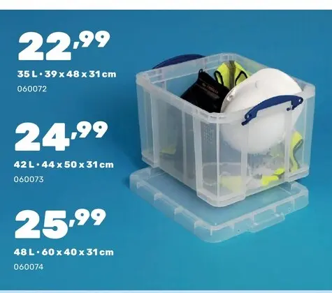 Promotie: Really Useful Box opbergbox
