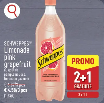 Offre: Limonade pink grapefruit