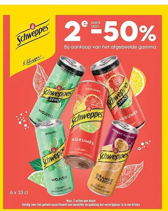 Promotie: Schweppes