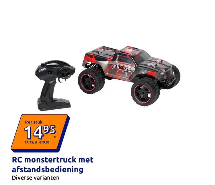 Promotie: RC monstertruck met afstandsbediening