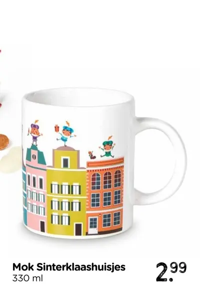Aanbieding: Mok Sinterklaashuisjes