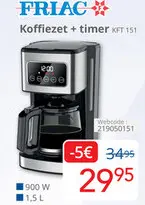 Promotie: Koffiezet + timer KFT 151