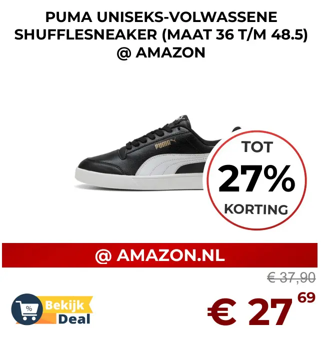 Aanbieding: Uniseks-volwassene shufflesneaker