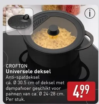 Aanbieding: Universele deksel
