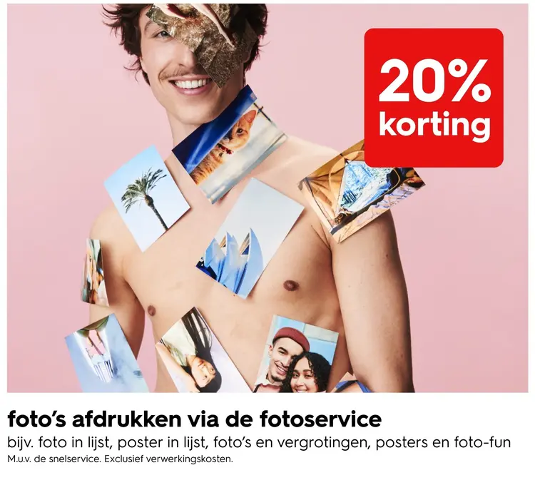 Aanbieding: foto's afdrukken via de fotoservice