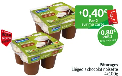 Offre: Liégeois chocolat noisette