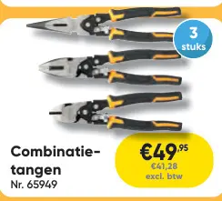 Promotie: Combinatie-tangen