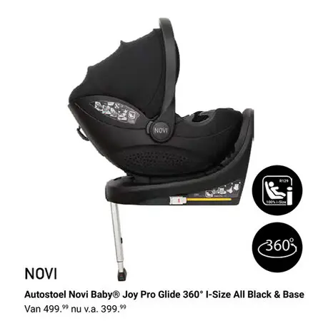 Aanbieding: Autostoel Novi Baby® Joy Pro Glide 360° I-Siz