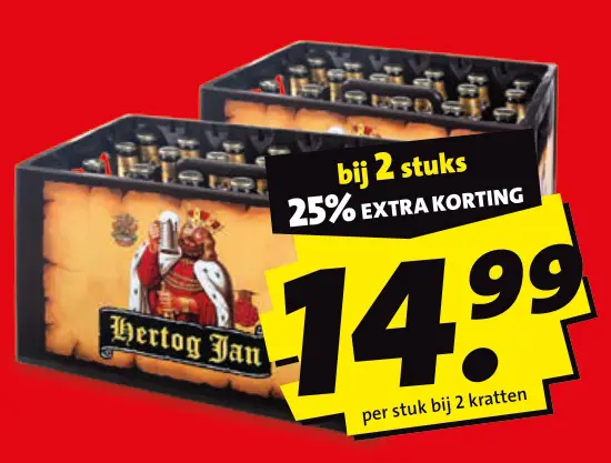 Aanbieding: Hertog Jan krat