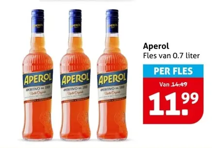 Aanbieding: Aperol 0,7 liter
