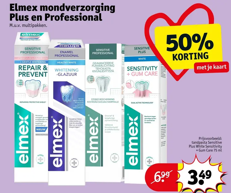 Aanbieding: Mondverzorging Plus en Professional