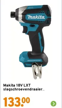 Aanbieding: Makita 18V LXT slagschroevendraaier