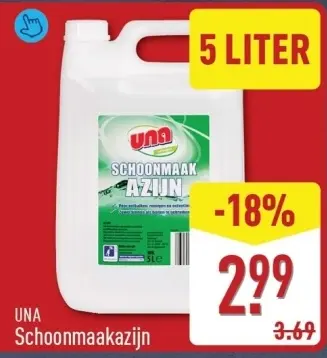 Aanbieding: Schoonmaakazijn