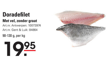 Aanbieding: Doradefilet