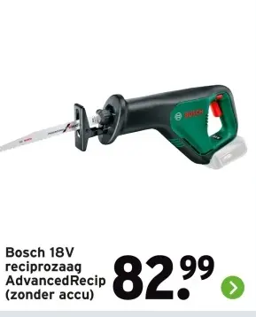 Aanbieding: 18V reciprozaag AdvancedRecip