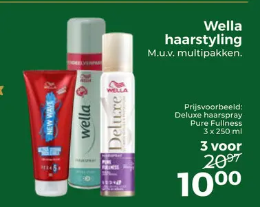 Aanbieding: Wella haarstyling