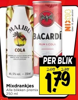 Aanbieding: Mixdrankjes