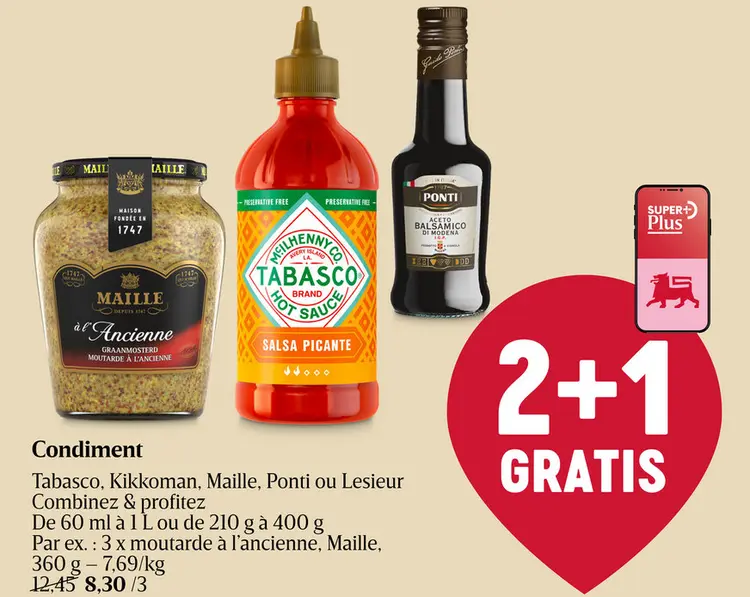 Offre: Condiment