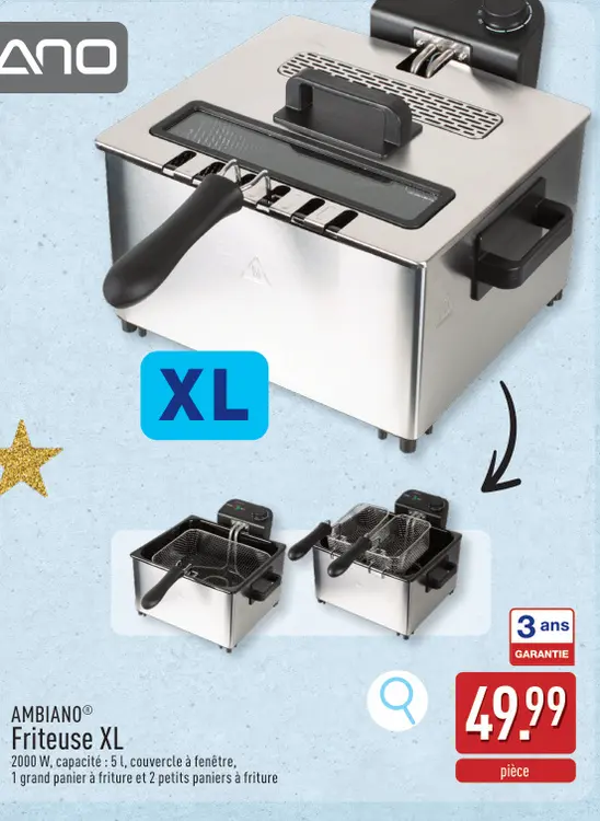 Offre: Friteuse XL