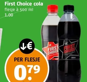 Aanbieding: First Choice cola