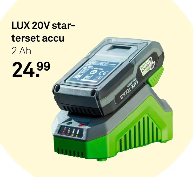 Aanbieding: Starterset accu