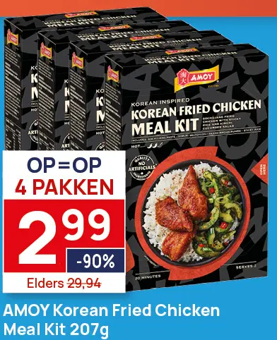 Aanbieding: Korean Fried Chicken Meal Kit