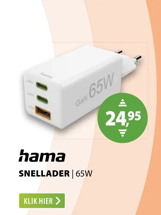 Aanbieding: Snel lader