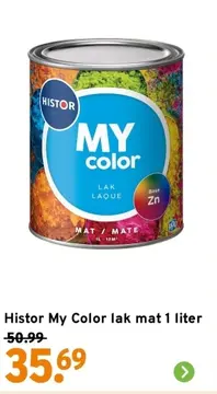 Aanbieding: Histor My Color lak mat