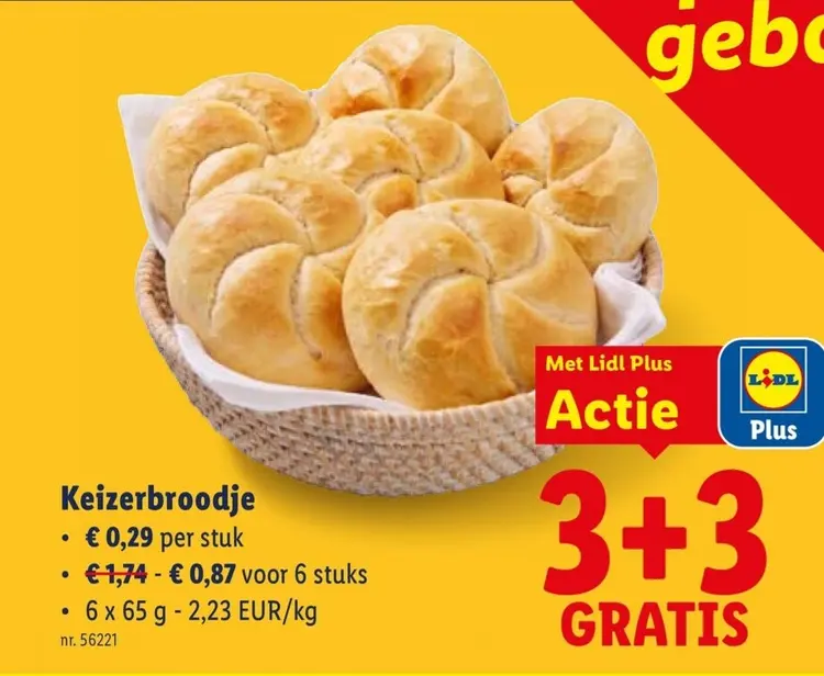 Promotie: Keizerbroodje