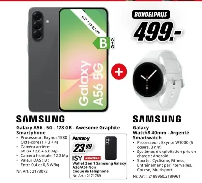 Offre: Galaxy A56-5G-128 GB - Awesome Graphite Smart