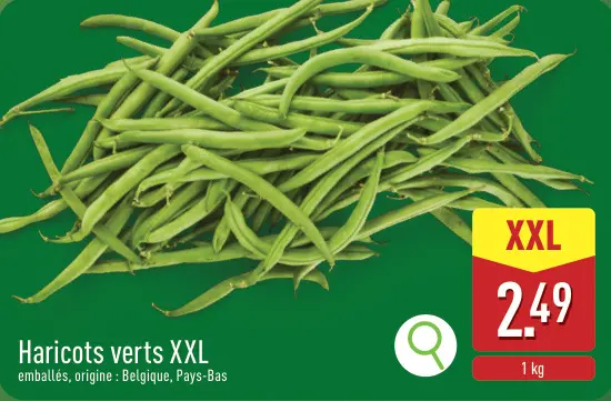 Offre: Haricots verts XXL