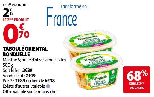 Promotie: Taboulé oriental