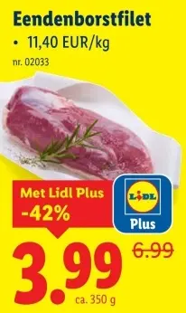 Aanbieding: Eendenborstfilet