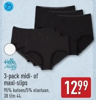 Aanbieding: 3-pack midi- of maxi-slips