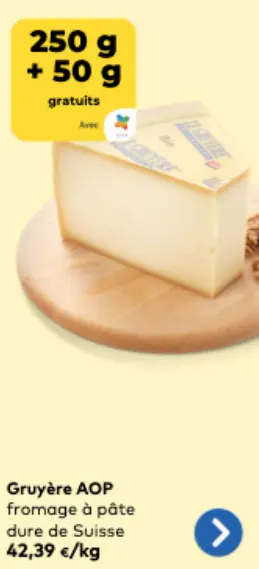 Offre: Gruyère AOP
