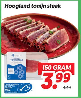 Hoogland tonijn steak